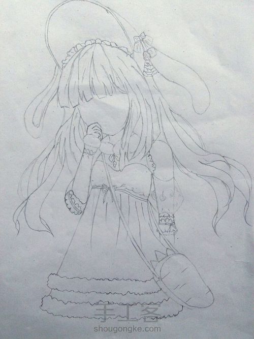 奇迹暖暖~绒绒垂耳兔 第3步