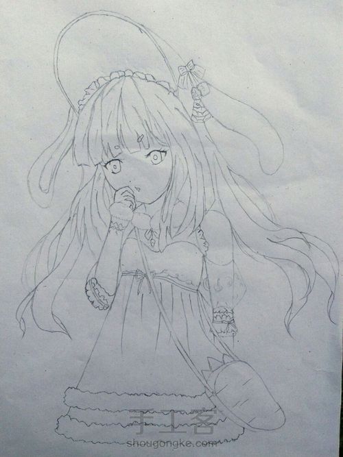 奇迹暖暖~绒绒垂耳兔 第4步