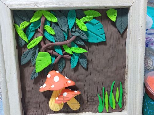 黏土装饰画 第14步