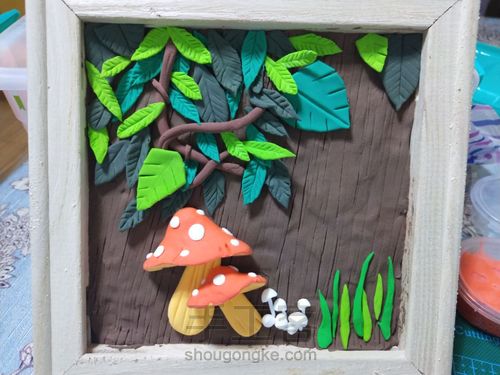 黏土装饰画 第15步