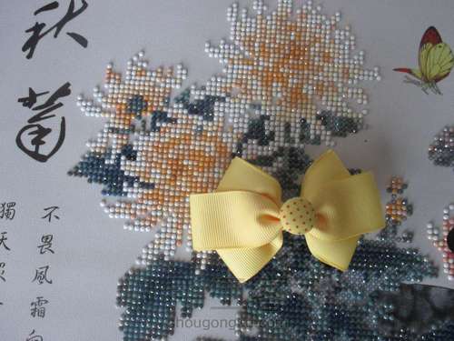 向日葵🌻发夹 第8步