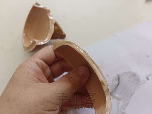 破损瓷器修复 第4步