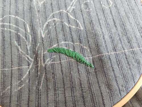 海棠刺绣 第3步