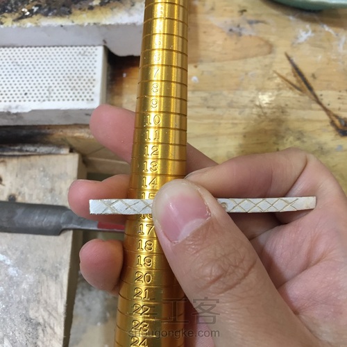 手工银饰~戒指 第5步