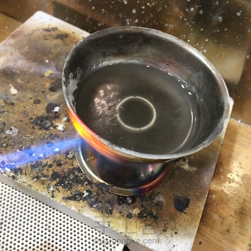 手工银饰~戒指 第8步