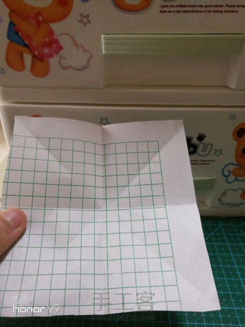 美丽的纸蝴蝶 第2步