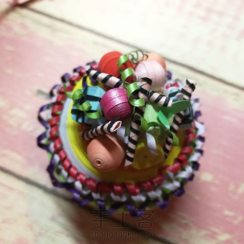 衍纸蛋糕 第18步