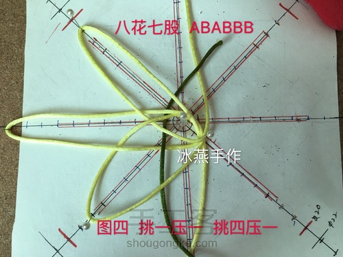 八花七股  ABABBB 第4步