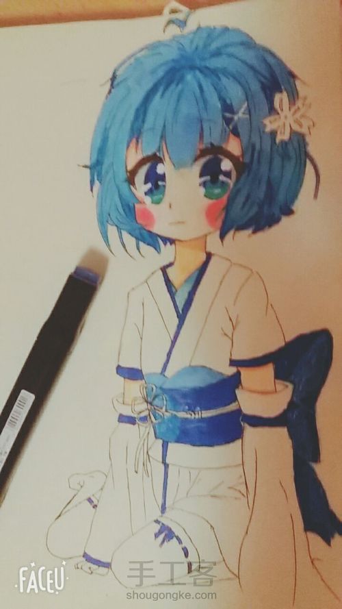 【蕾姆】桜鈴也画了 第18步