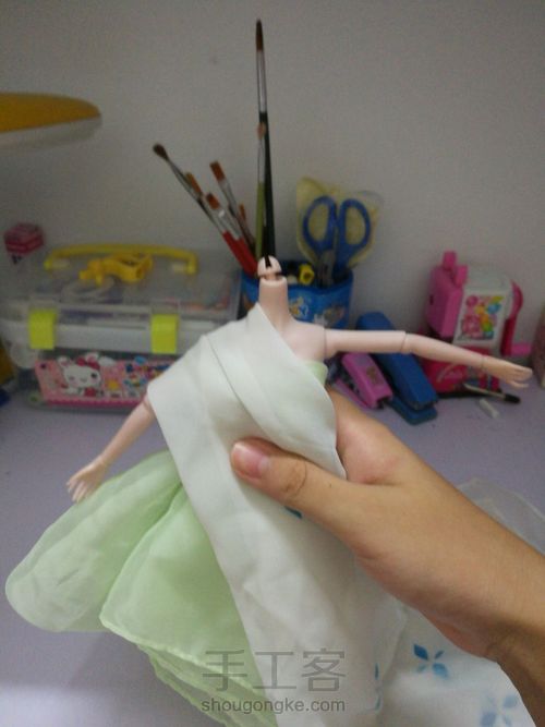 免缝免剪的娃衣(二) 第6步