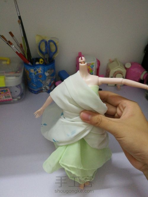 免缝免剪的娃衣(二) 第7步