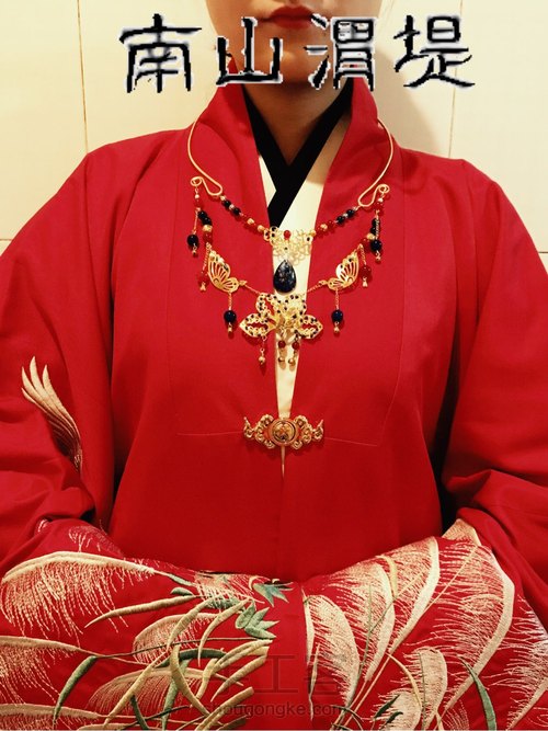 【南山渭堤•古彩】手工璎珞项圈 第5步