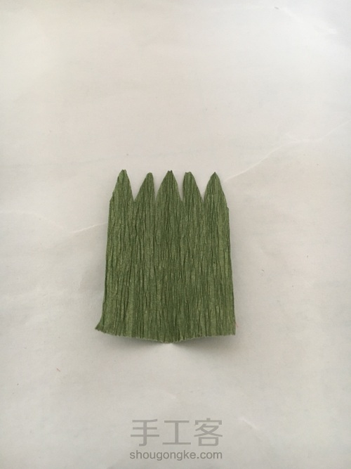小雏菊皱纹纸花图文教程 第6步