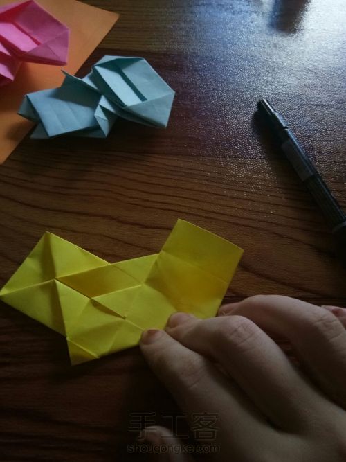 折纸—双子娃娃 第10步