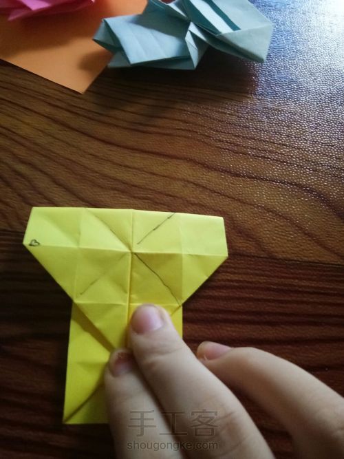 折纸—双子娃娃 第13步