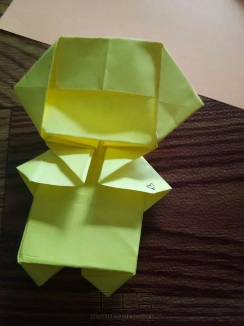 折纸—双子娃娃 第22步