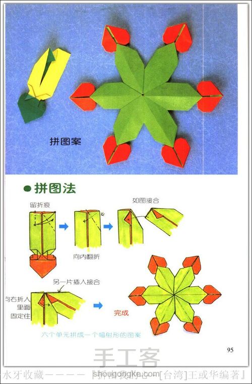 爱心折纸大全，(转) 第14步