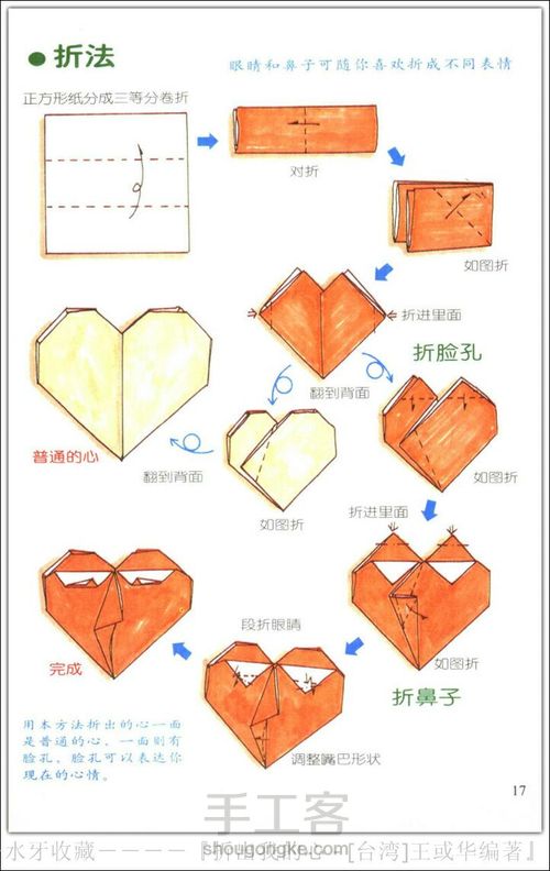 爱心折纸大全，(转) 第36步