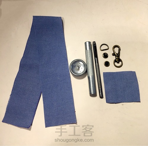 分享手提包带的制作!里面可以学到很多知识点! 第1步