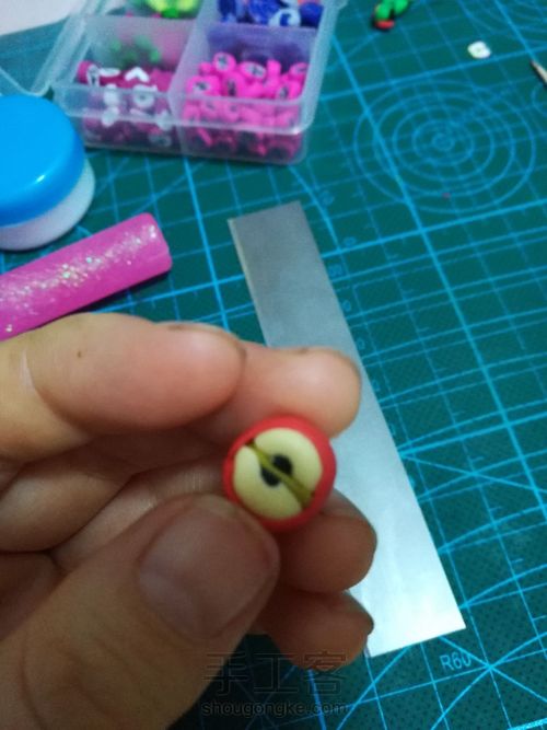 软陶苹果切片 第7步