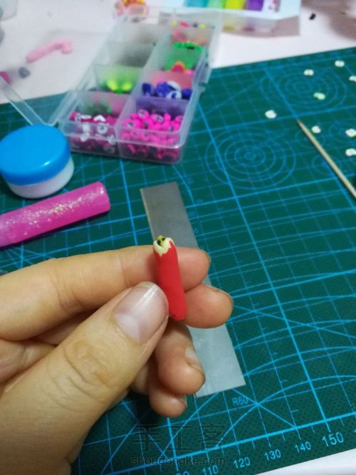 软陶苹果切片 第8步