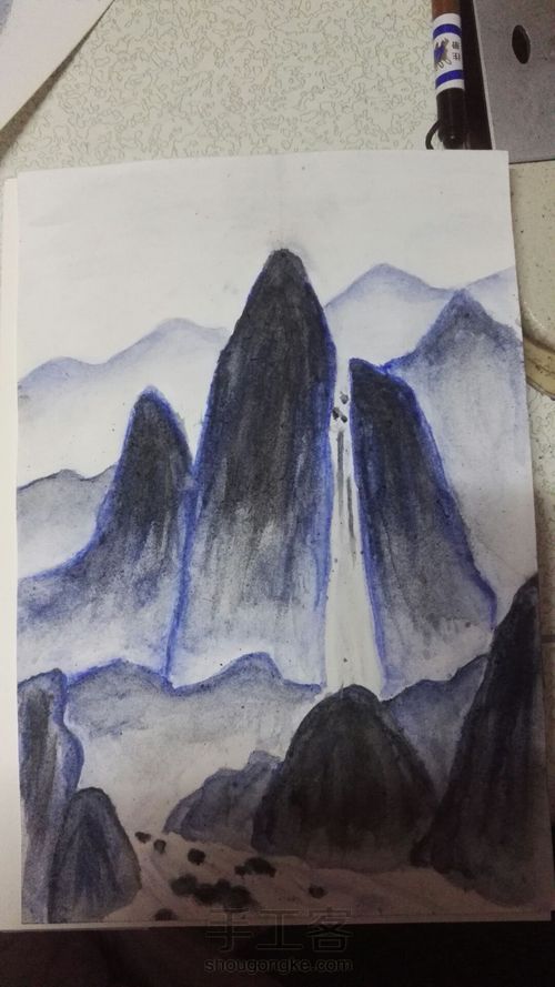 还是山水 第3步