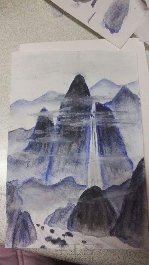 还是山水 第4步