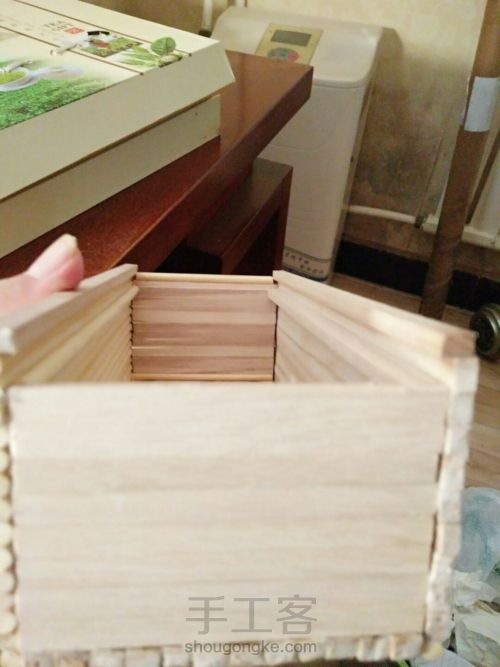 简朴的木笔盒 第3步