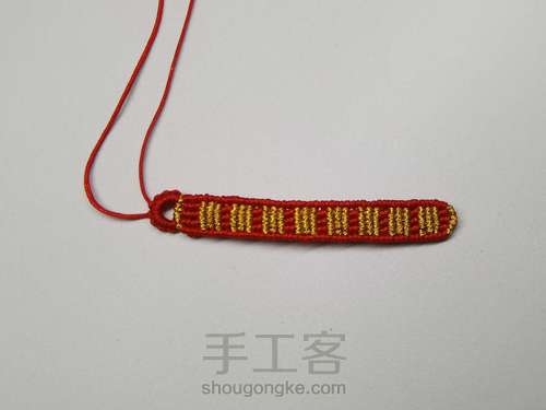 算盘手绳 第2步