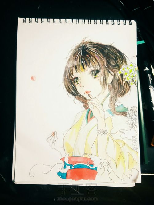 临摹一个古风妹子 第8步