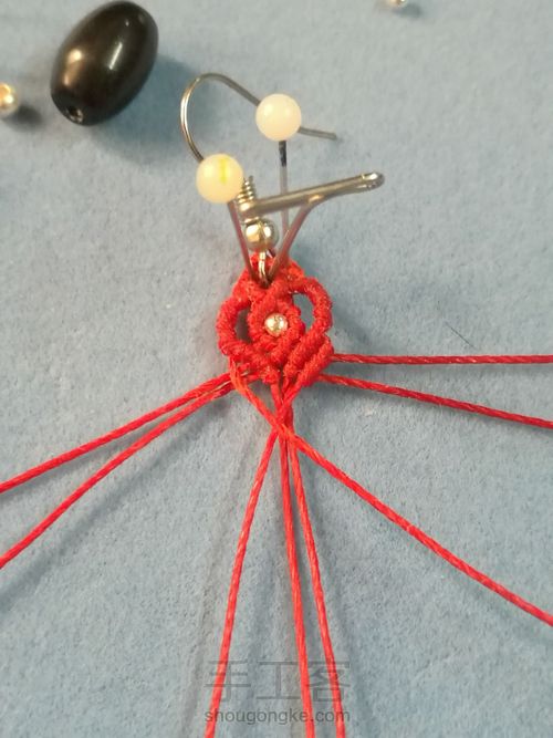 黑曜石耳坠 第13步