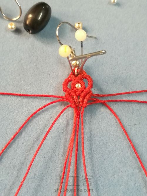 黑曜石耳坠 第16步