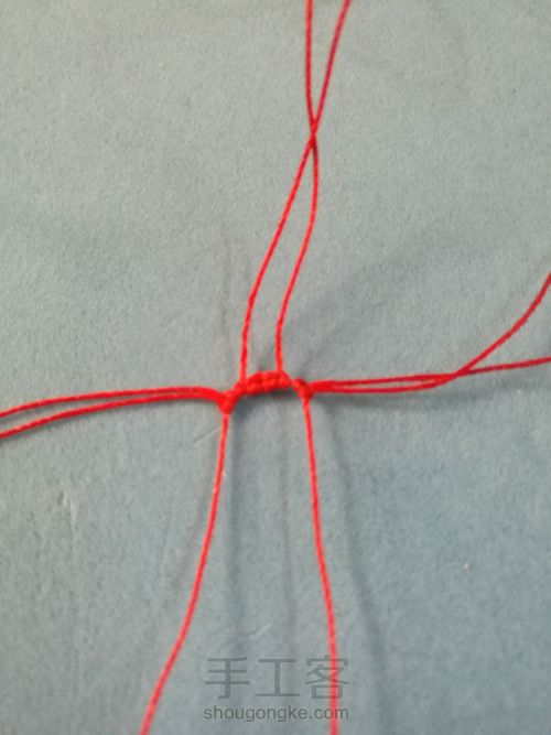 黑曜石耳坠 第4步