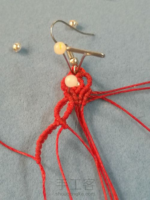 黑曜石耳坠 第21步