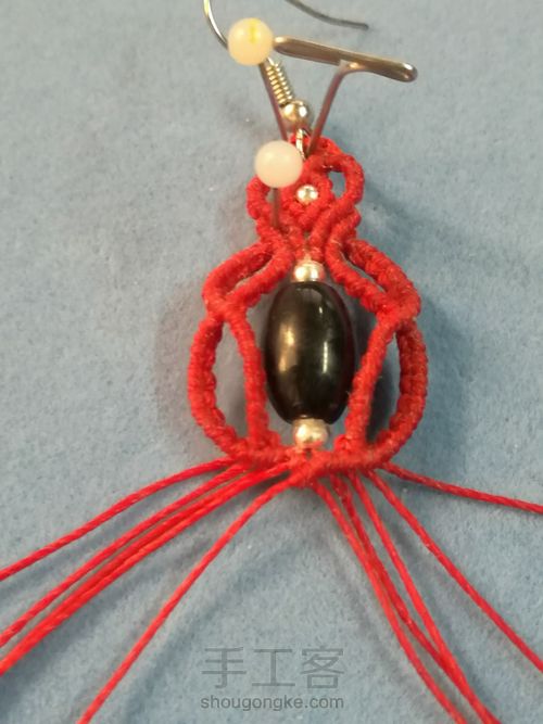 黑曜石耳坠 第26步