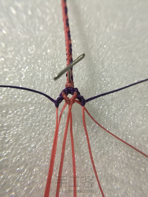 粉粉嫩嫩的小尾扣 第11步