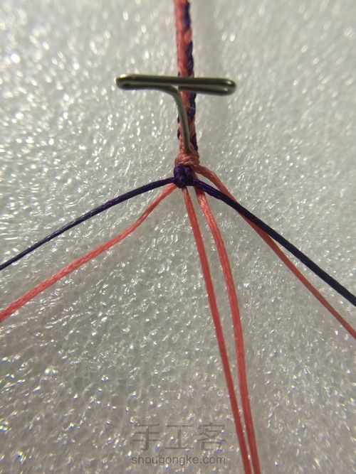 粉粉嫩嫩的小尾扣 第4步