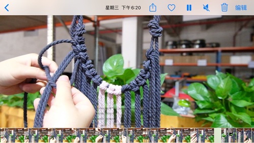 Macrame 编织百搭包包 第4步