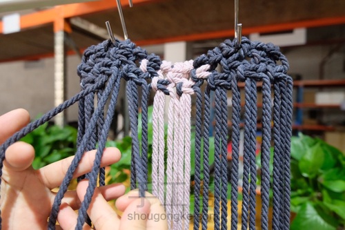 Macrame 编织百搭包包 第10步