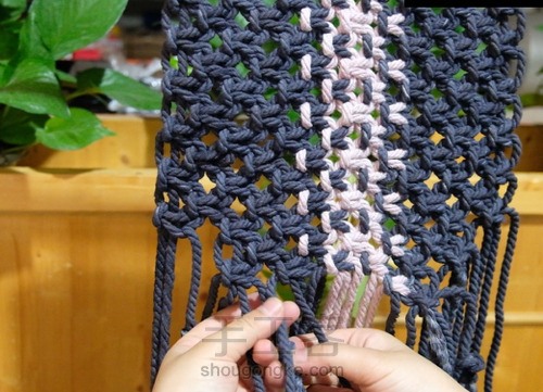 Macrame 编织百搭包包 第15步