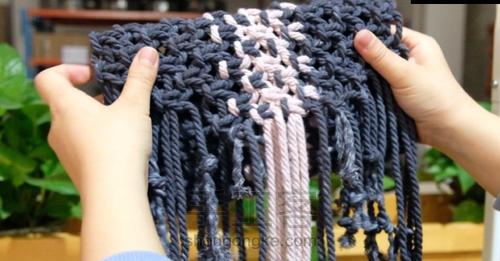 Macrame 编织百搭包包 第17步