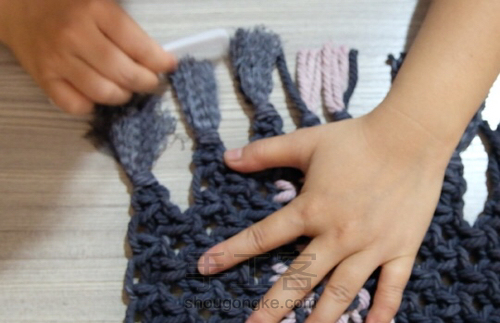 Macrame 编织百搭包包 第19步