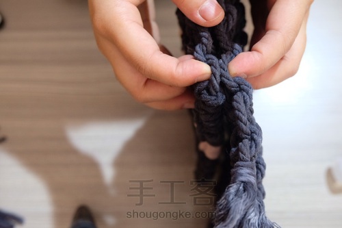 Macrame 编织百搭包包 第20步