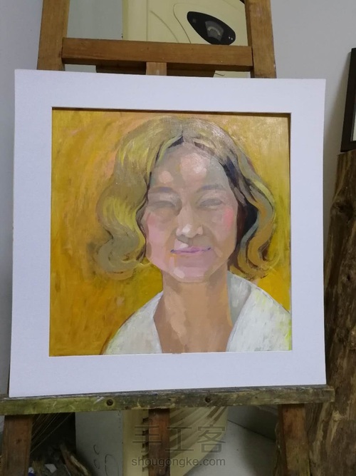 简单易学的丙烯女人肖像画 第3步