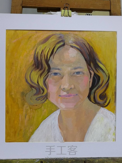 简单易学的丙烯女人肖像画 第5步