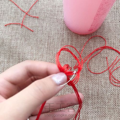 挂坠手绳教程 第5步