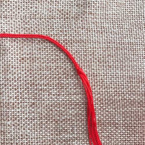 挂坠手绳教程 第6步