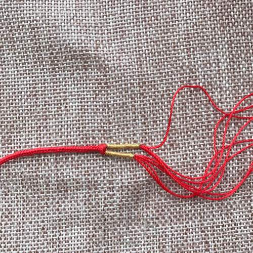 挂坠手绳教程 第7步