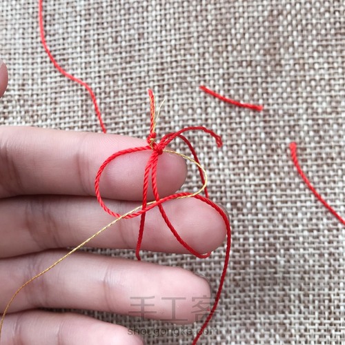 挂坠手绳教程 第13步