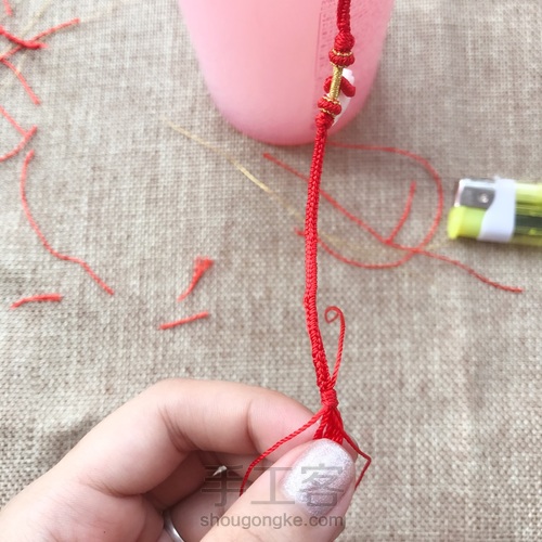 挂坠手绳教程 第19步